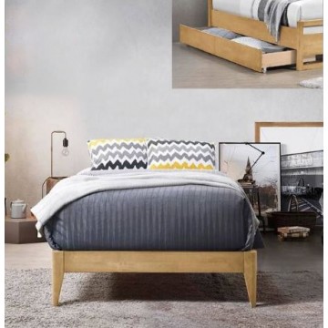 Soild Wooden Bed Wooden Bed WB1150 (Single/Super Single)
